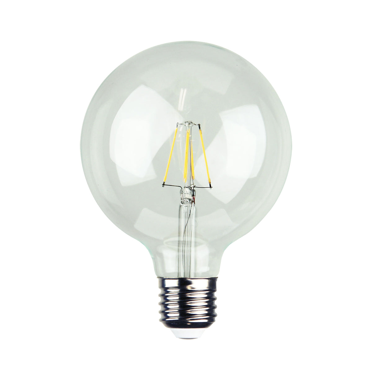 4W / E27 / 2700K Dimmable - Filament LED G95 4W E27