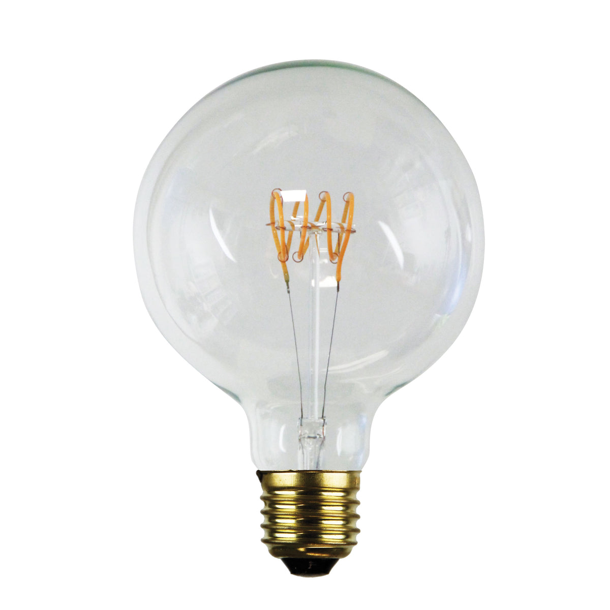 5W / E27 / 2200K Dimmable - Filament LED G125 Spiral E27