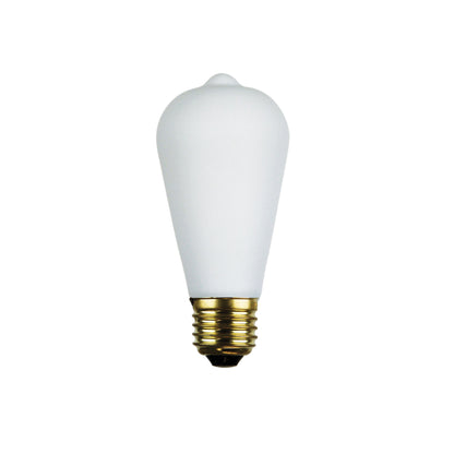 6W / E27 / 2700K Dimmable - Matt Opal Filament LED ST64