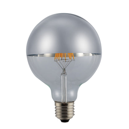 6W / E27 / 2700K G95 - Crown Silver LED G95