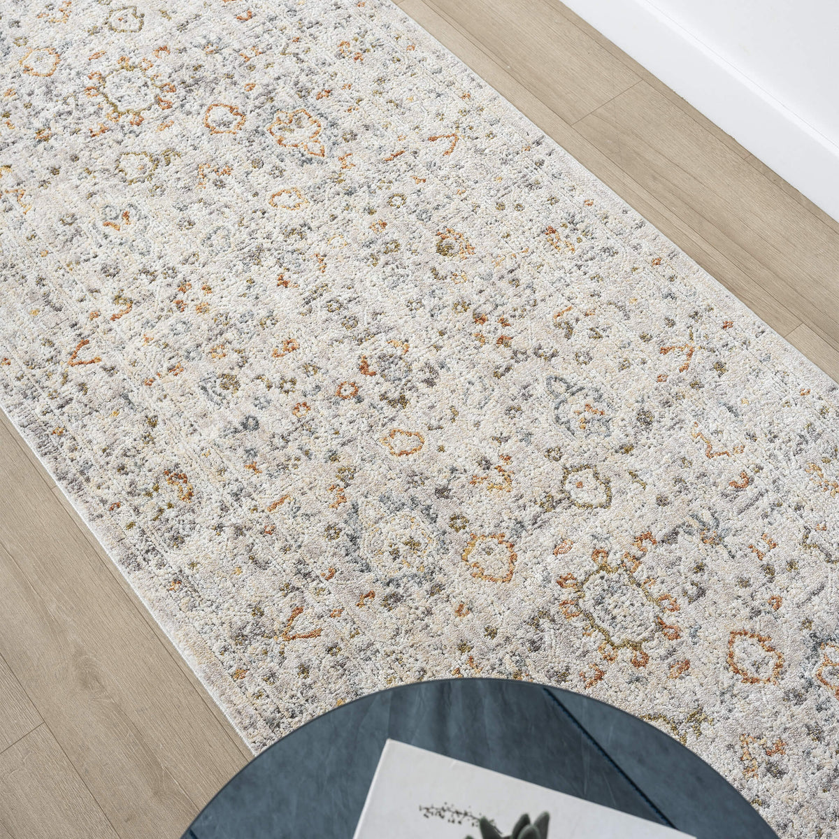 Adelia 638 Ivory Transitional Hallway Runner