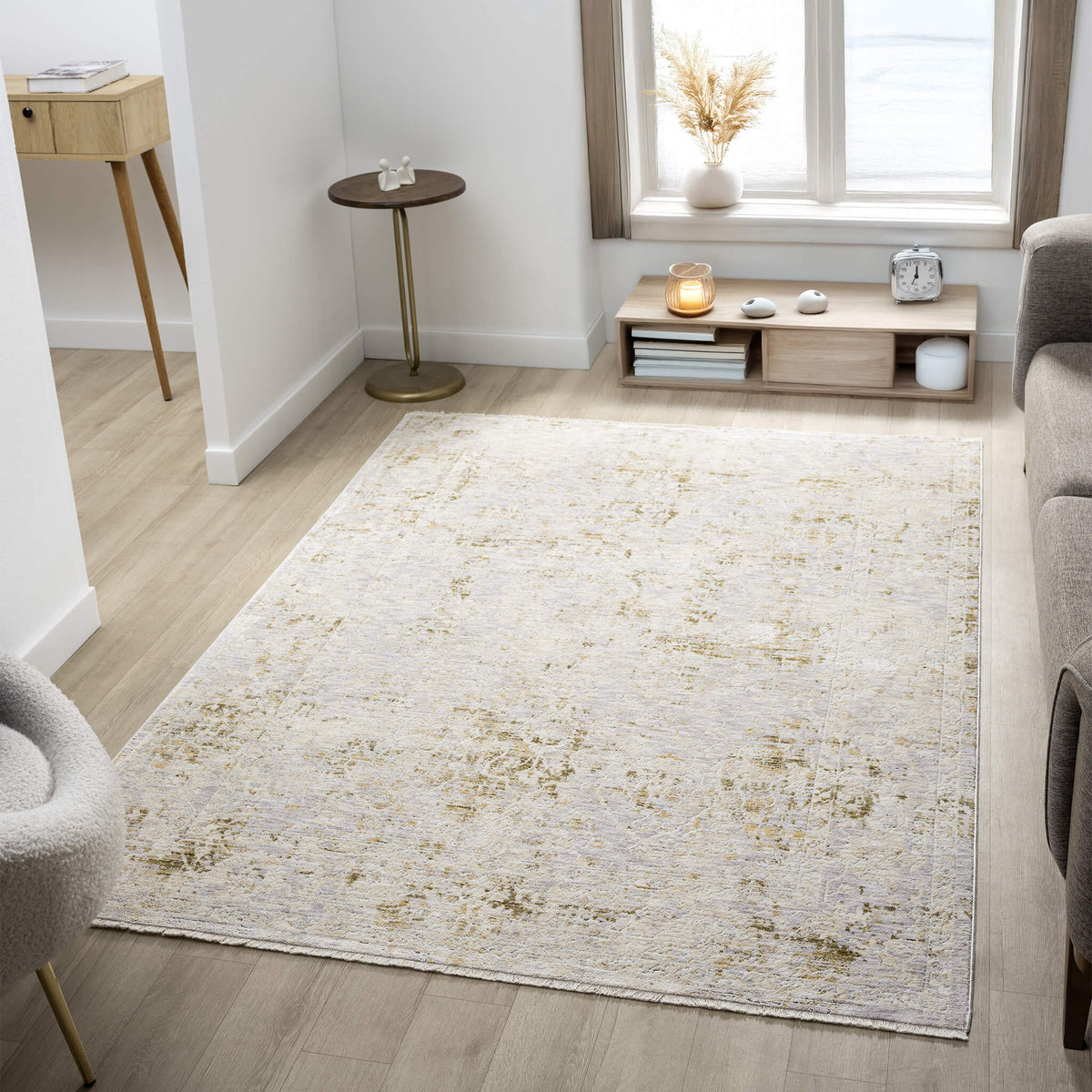 Adelia 645 Pearl Modern Rug