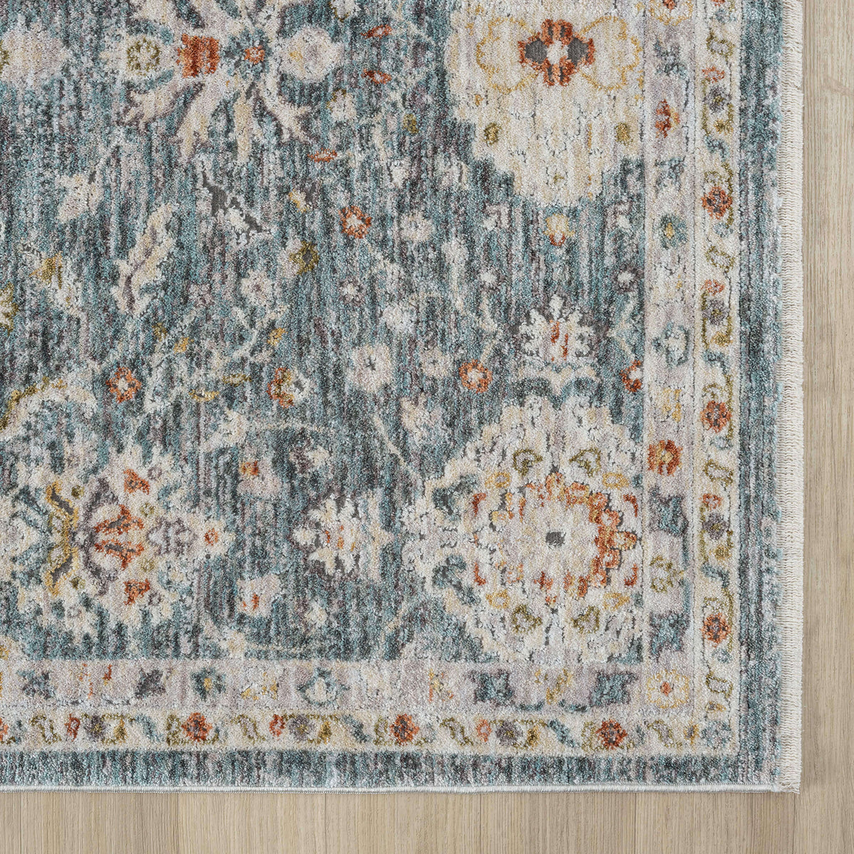 Adelia 649 Denim Transitional Hallway Runner