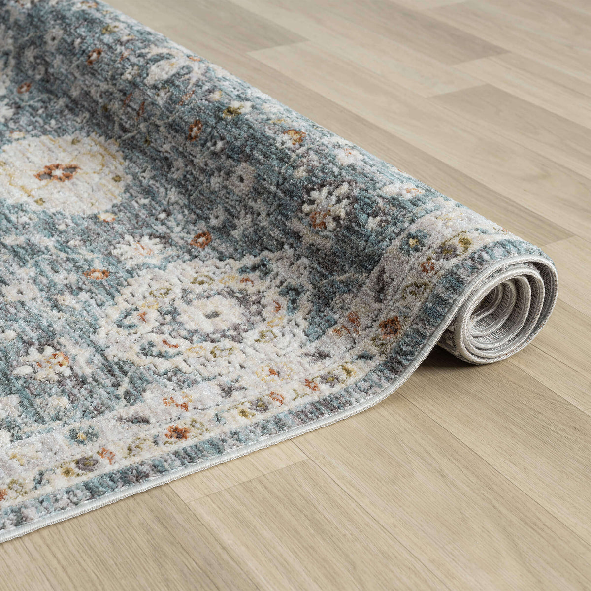 Adelia 649 Denim Transitional Hallway Runner