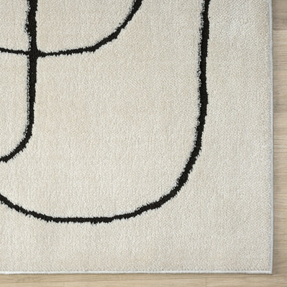 Admire 661 Ivory Contemporary Rug