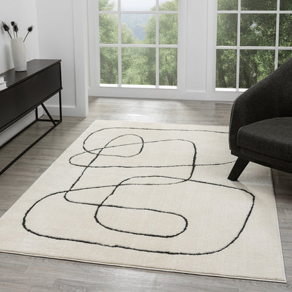 Admire 661 Ivory Contemporary Rug
