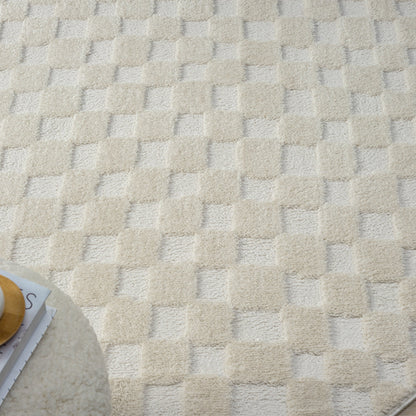 Admire 665 Linen Contemporary Round Rug
