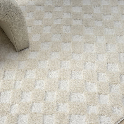 Admire 665 Linen Contemporary Round Rug