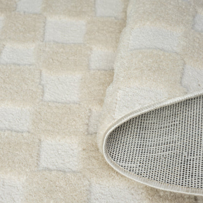 Admire 665 Linen Contemporary Round Rug