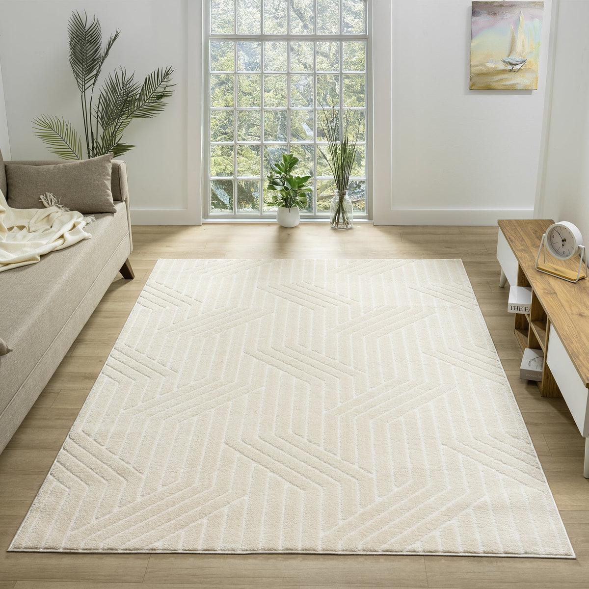 Admire 667 Stone Contemporary Rug