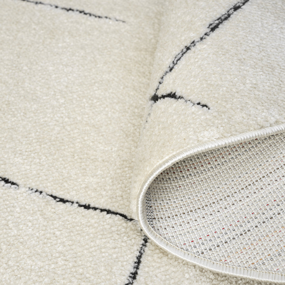 Admire 670 Vanilla Contemporary Round Rug
