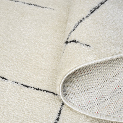 Admire 670 Vanilla Contemporary Round Rug