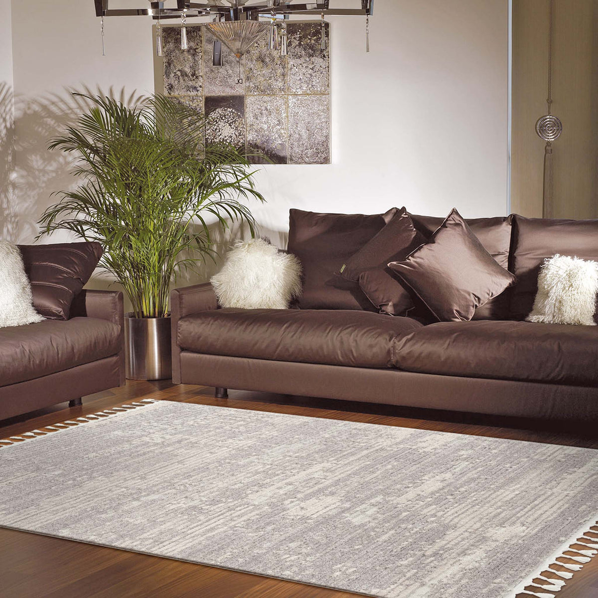 Alpine 3633 Lt Grey Rug