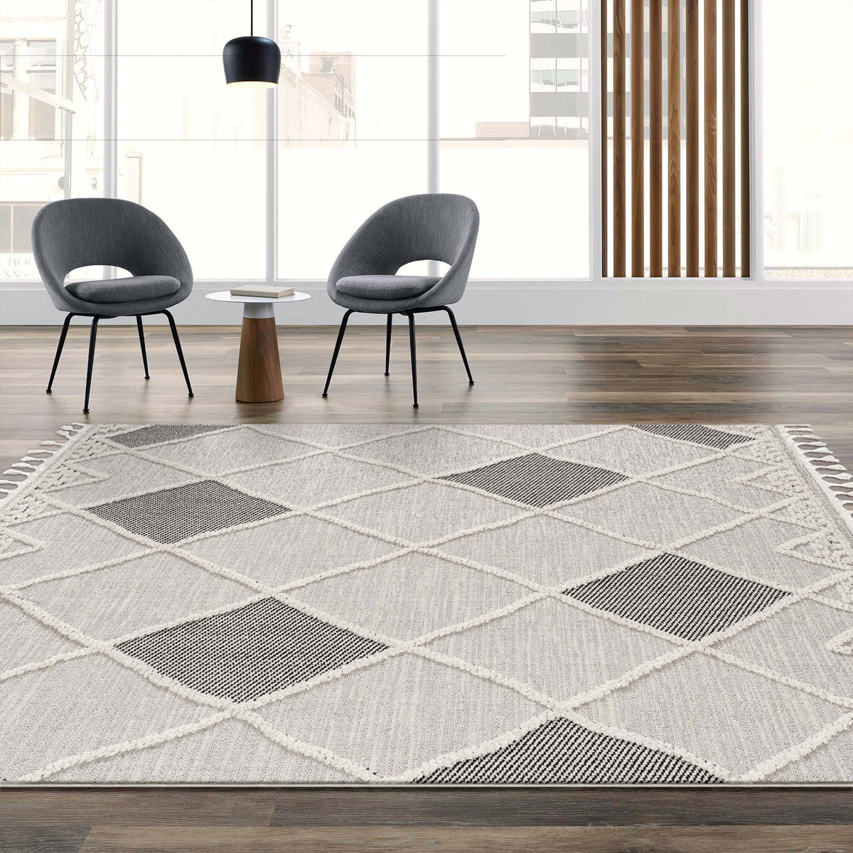 Alpine 3635 Grey Rug