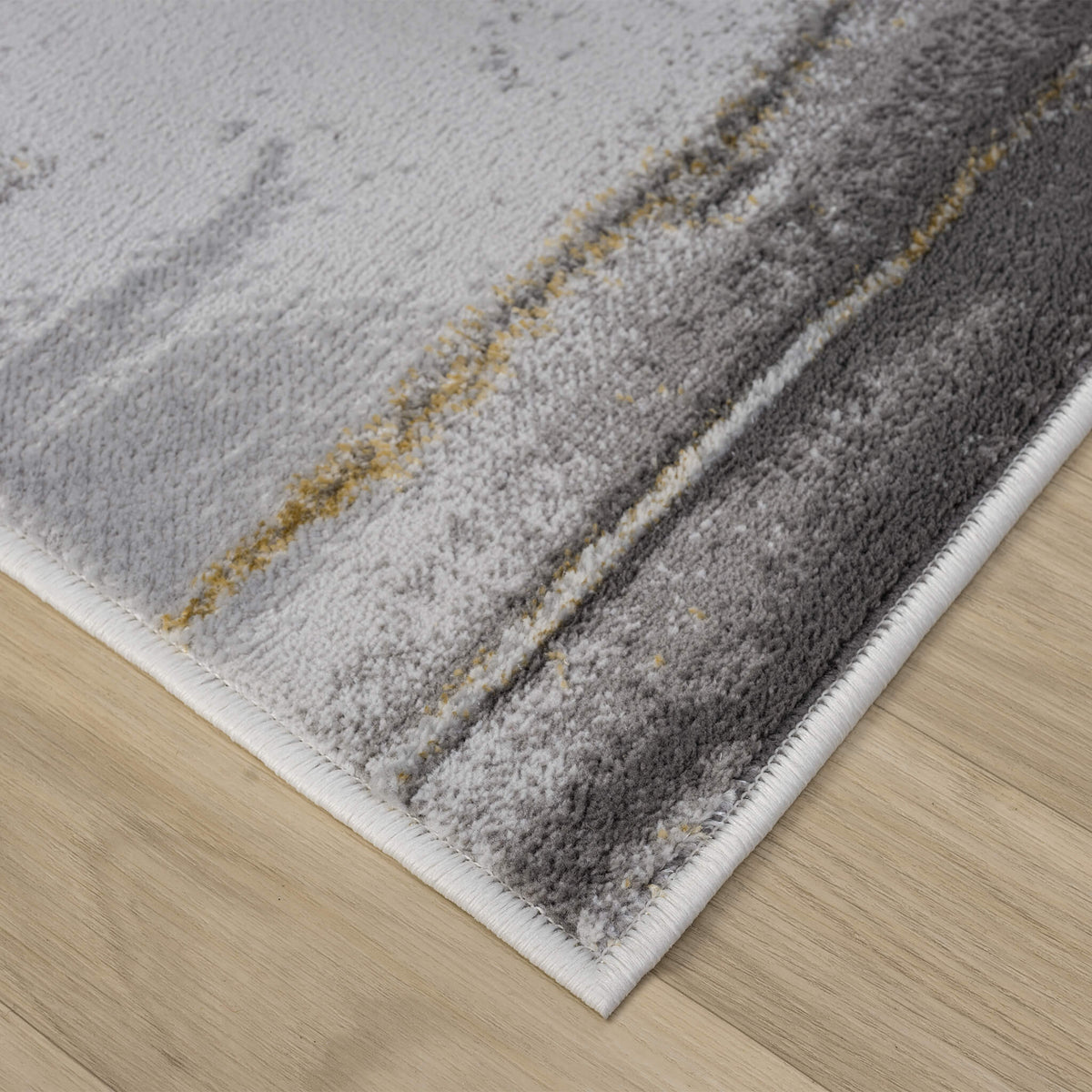 Amber 217 Slate Abstract, Geometric Rug
