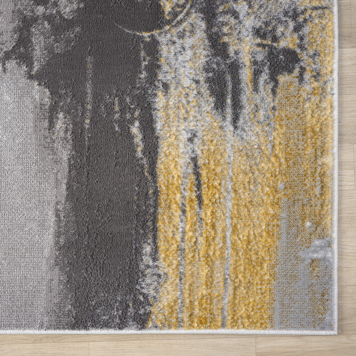 Amber 217 Slate Abstract, Geometric Rug