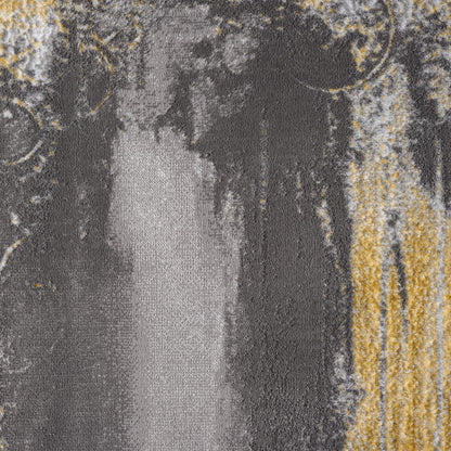 Amber 217 Slate Abstract, Geometric Rug