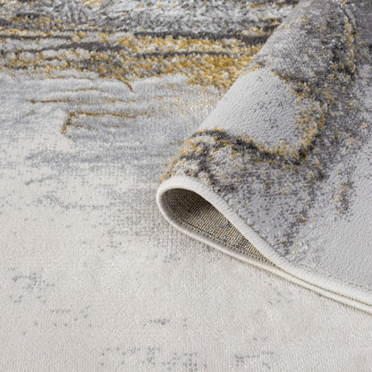 Amber 217 Slate Abstract, Geometric Rug