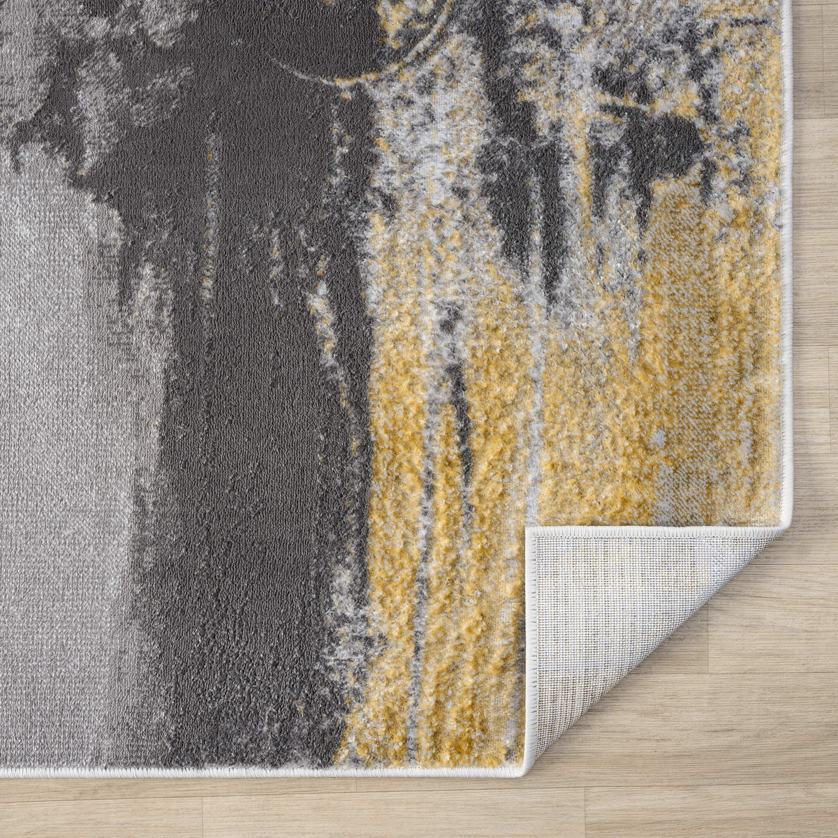 Amber 217 Slate Abstract, Geometric Rug