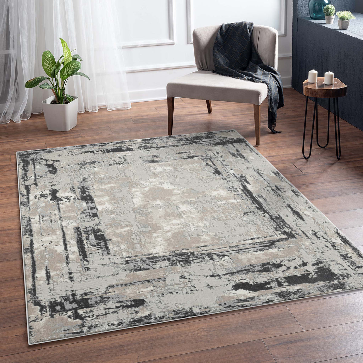 Amore 4006 Grey Rug
