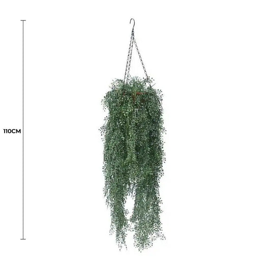 Artificial English Hanging Basket UV Resistant 110cm - Image 2