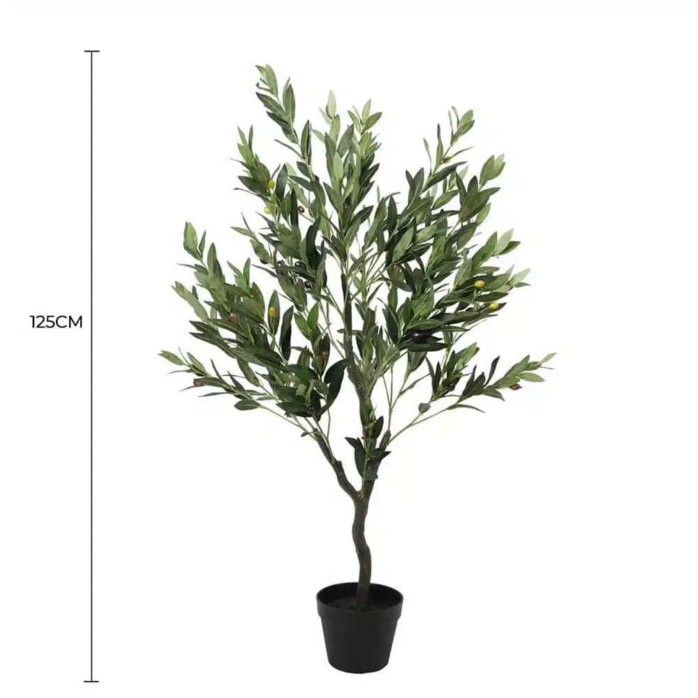Artificial Olive Tree with Olives 125cm - Image 2