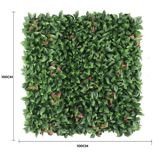 Photinia (Red Robin) Hedge Leaf Screens / Panels UV Resistant 1m x 1m - Image 2