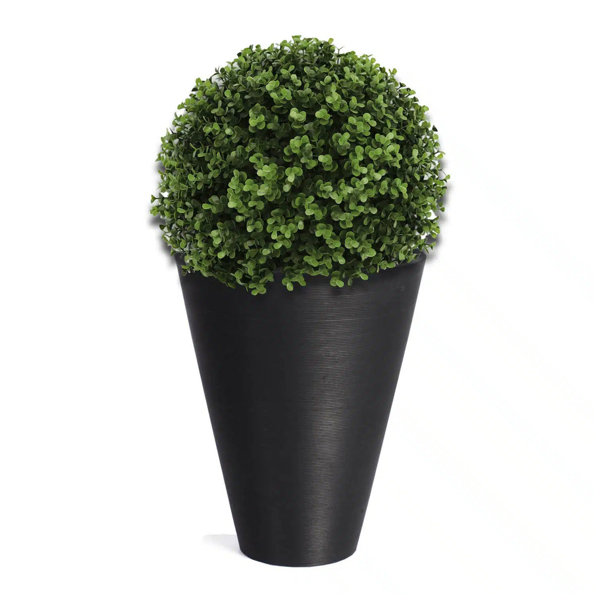 Medium Artificial Topiary Ball Natural Buxus 28cm - Image 3