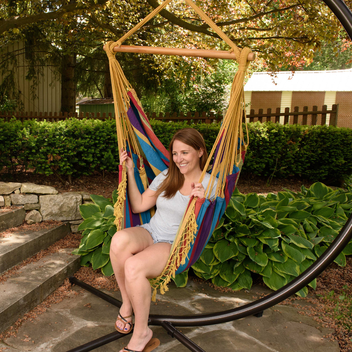 Vivere Brazilian Hammock Chair - Tropical