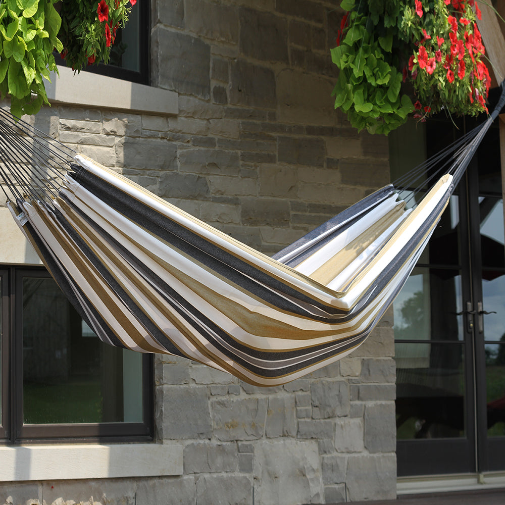 Vivere Brazilian Style Cotton Hammock - Desert Moon