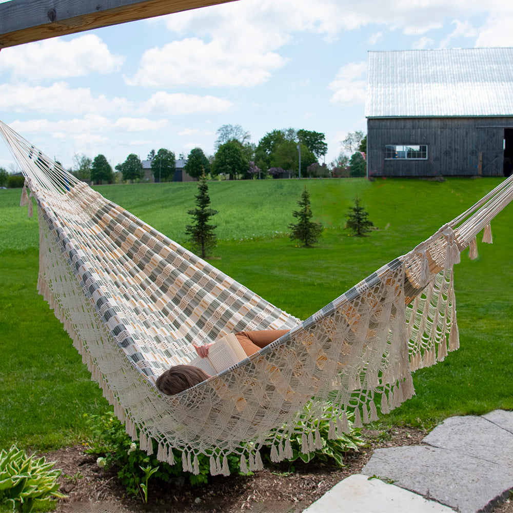 Vivere Authentic Brazilian Luxury Hammock - Honey Island