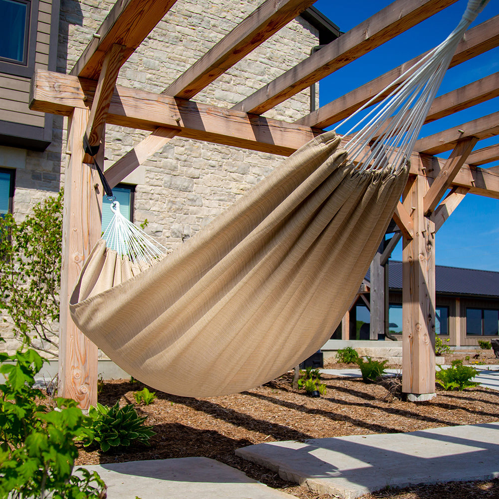 Vivere Brazilian Style Sunbrella Hammock - Sand
