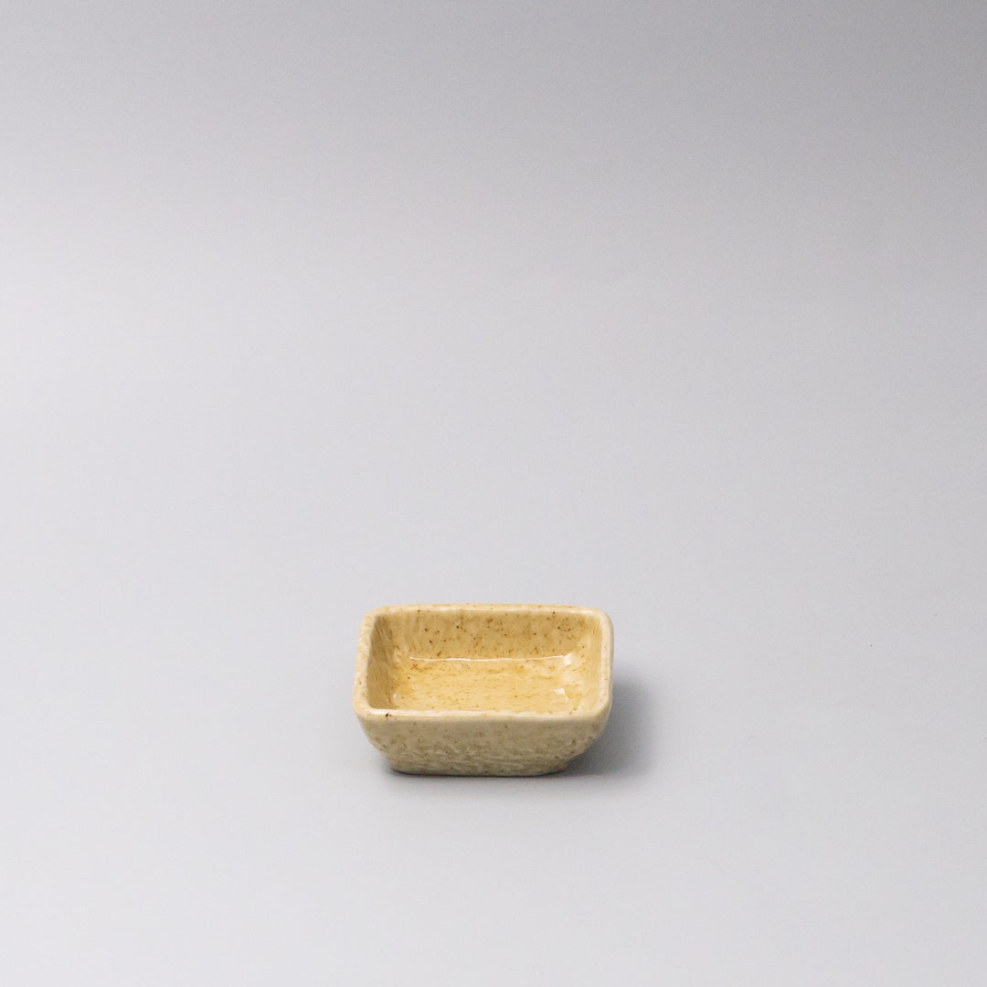 Sauce Dish Squared 8cm Biscuit Glaze