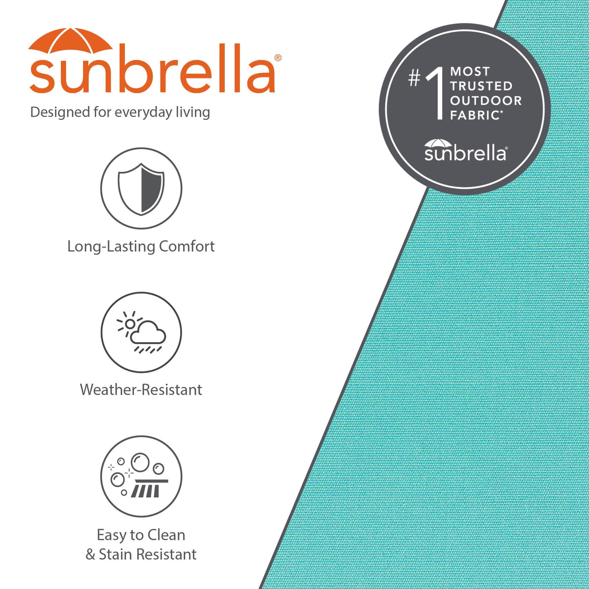 Vivere Brazilian Style Sunbrella Hammock - Aruba