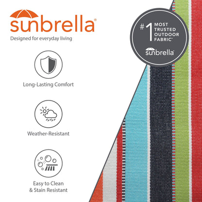 Vivere Brazilian Style Sunbrella Hammock - Carousel Confetti