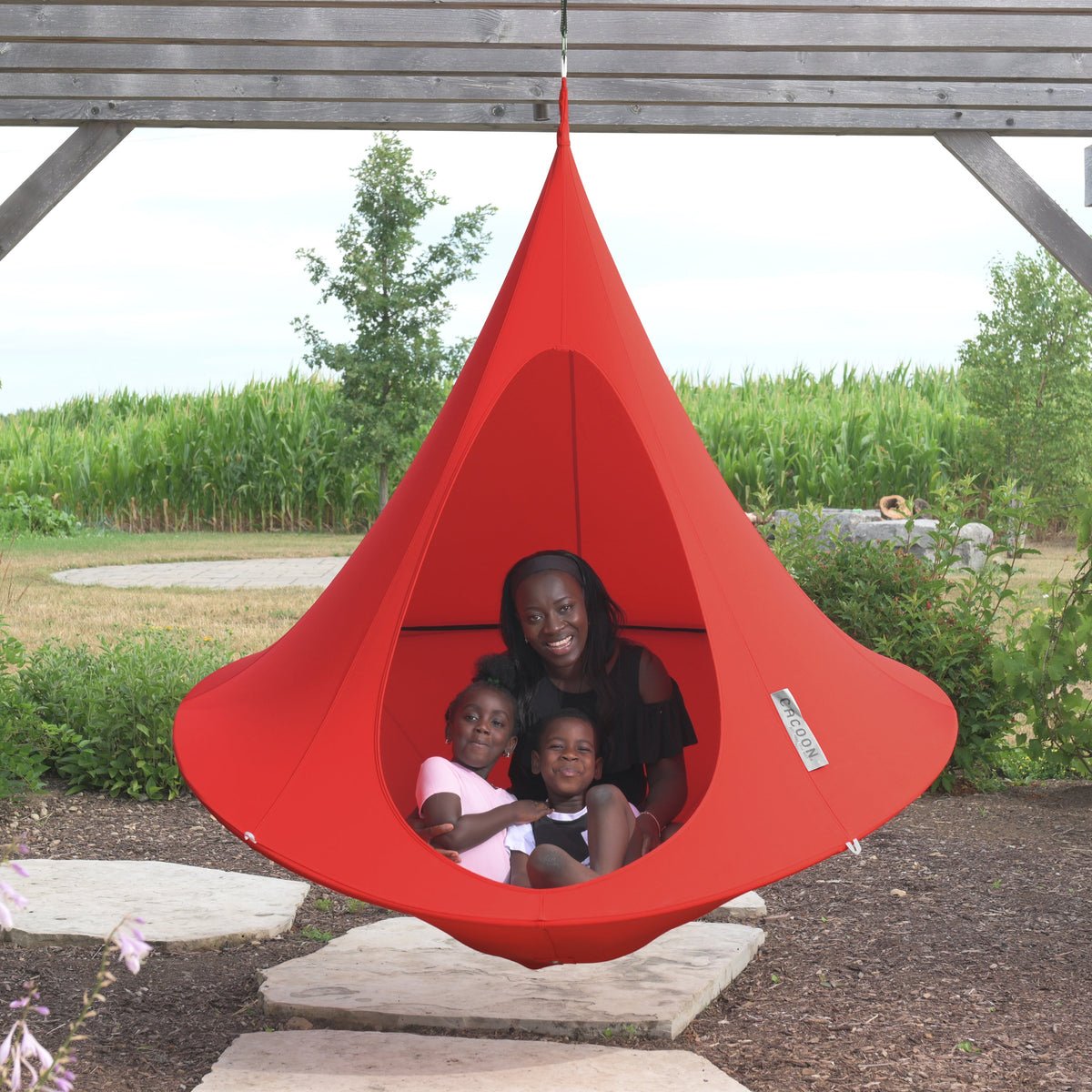 Vivere Double Cacoon - Bonfire Red