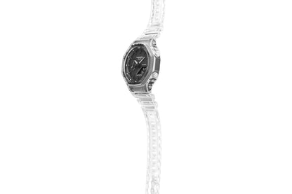 G-Shock Men's Digital & Analogue CasiOak Watch GA2100SKE-7A (Clear) - Image 5