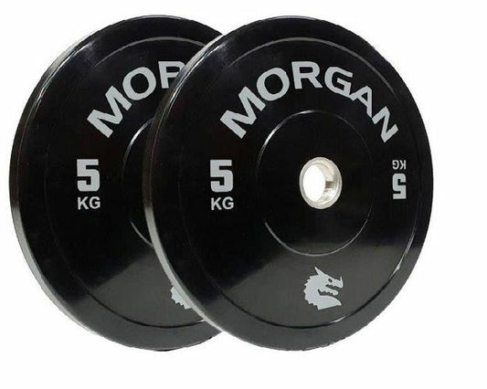 Morgan 5kg Olympic Bumper Plates (Pair)