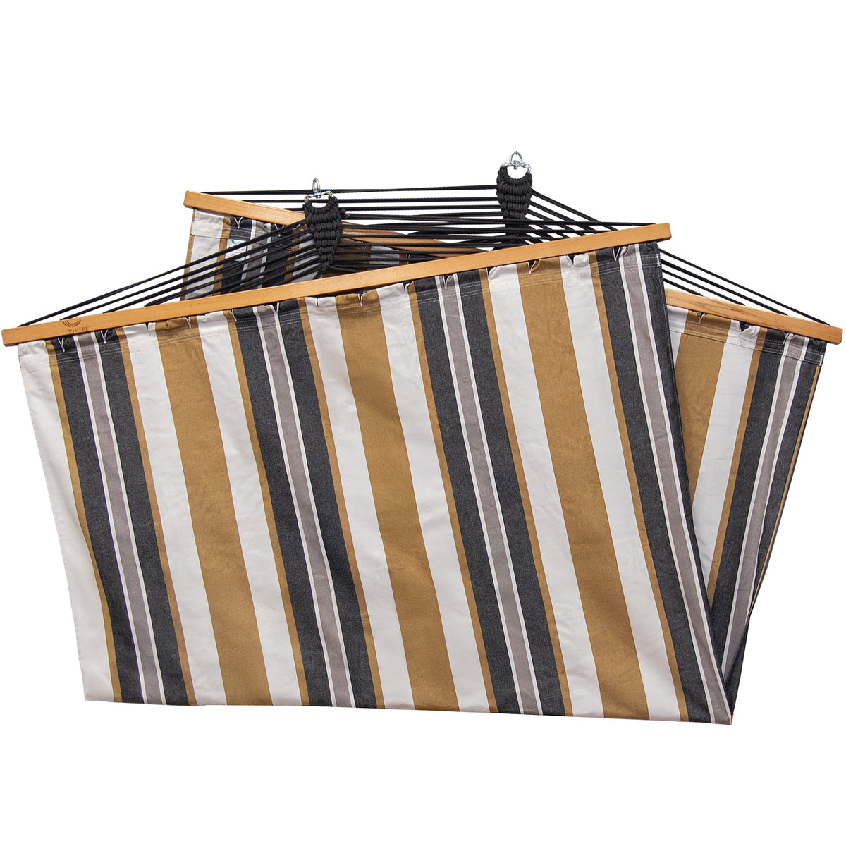 Vivere Cotton Spreader Bar Hammock - Desert Moon