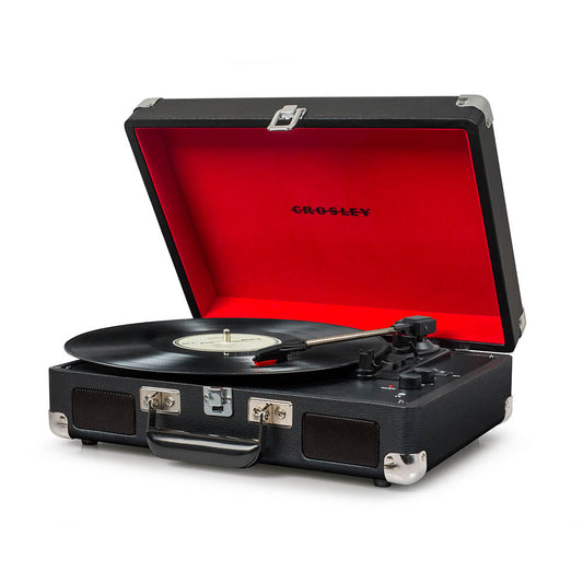 Crosley Cruiser  Bluetooth Portable Turntable - Black