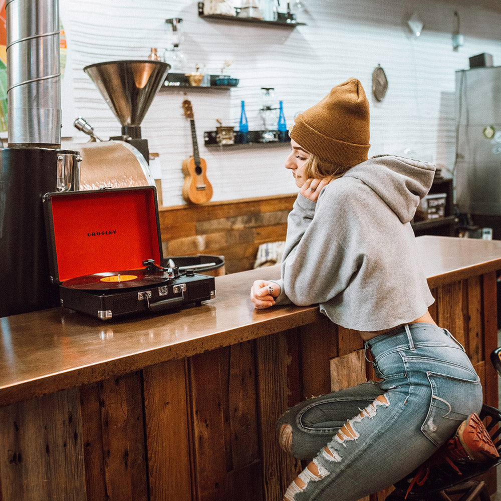 Crosley Cruiser  Bluetooth Portable Turntable - Black