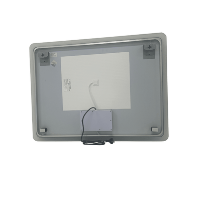 Rectangular LED Mirror 130cm x 80cm Frameless Frosted Wall Mounted Bathroom Defogger Dimmable Touch Sensor