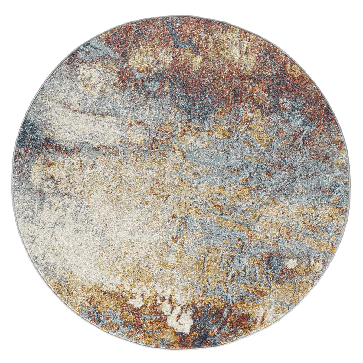 Canyon 281 Dk Grey Round Rug