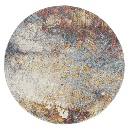 Canyon 281 Dk Grey Round Rug