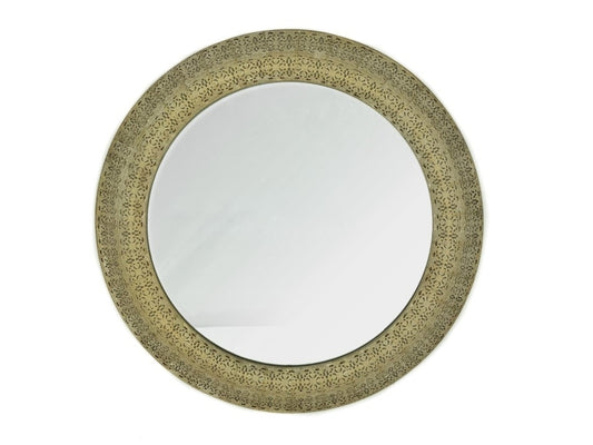 Moroccan Style Round Wall Mirror 60cm - Image 2