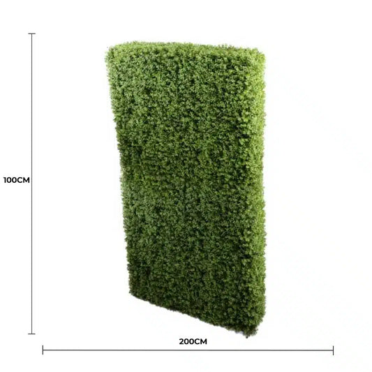 Deluxe Portable Buxus Hedge UV Resistant 100cm Long x 200cm High - Image 2