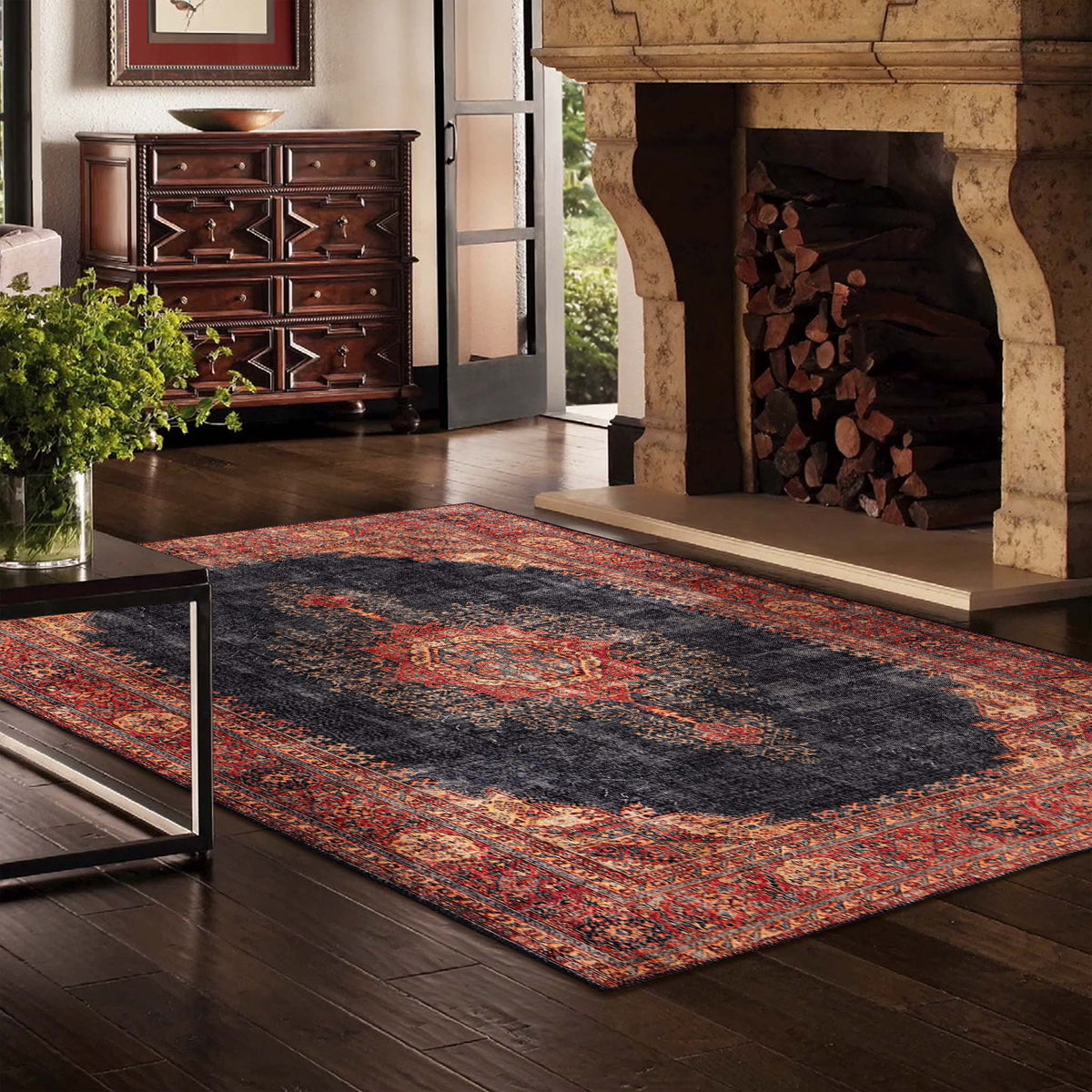 Devon 24 Navy Rug