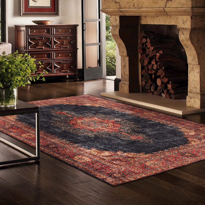Devon 24 Navy Rug