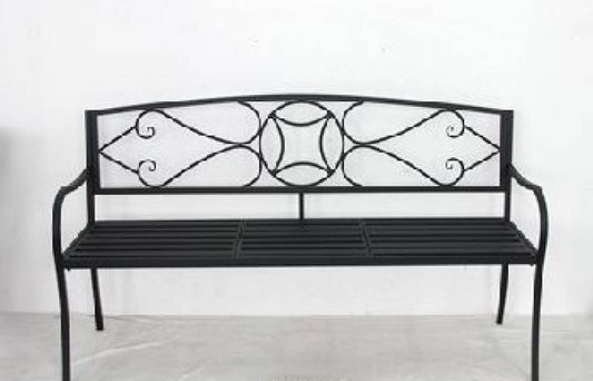 Otis Metal Garden Bench 87cm