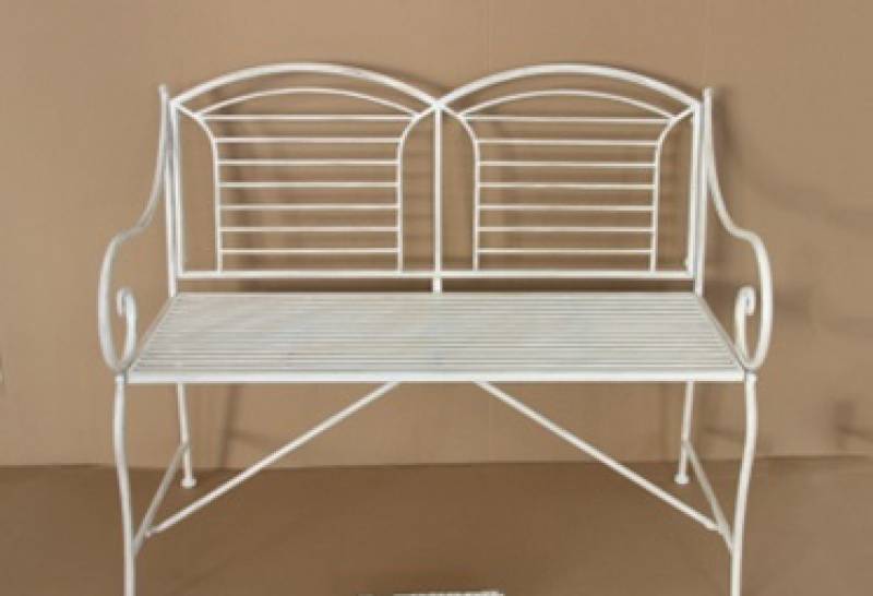 Irving Metal Garden Bench 89cm